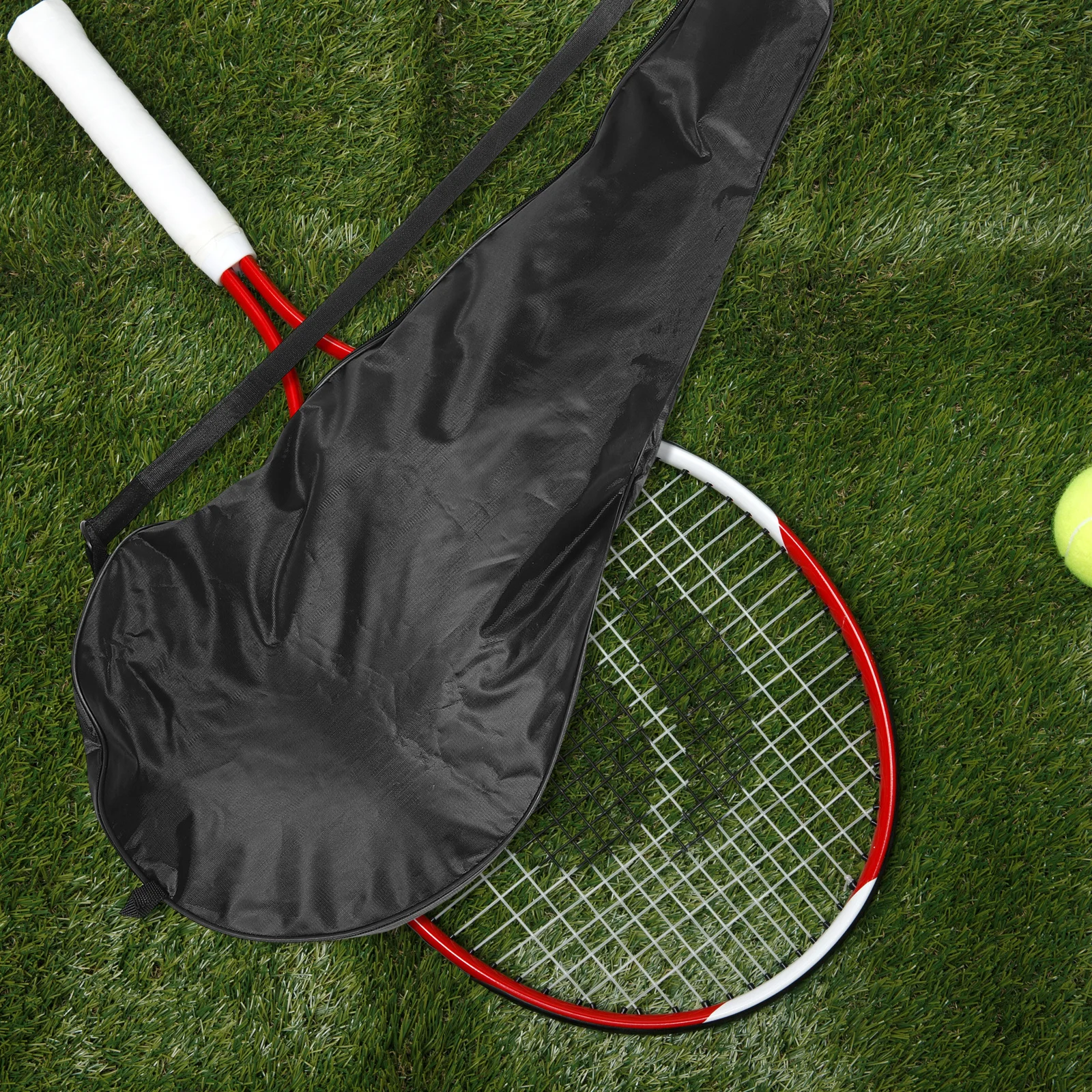 

Tennis Racket Storage Bag Oxford Cloth Lightweight Shoulder Strap Tennis Equipment Carrying Case Portable Outdoor Sports Racket