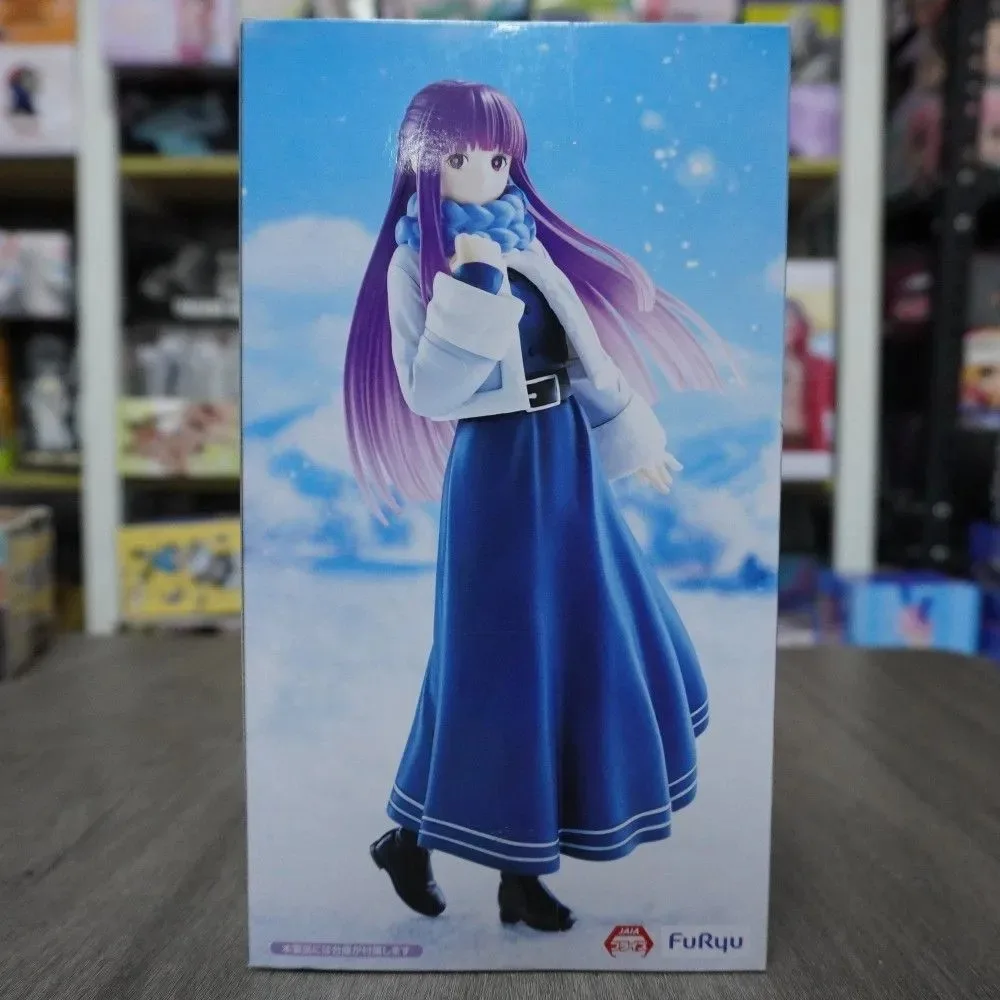 In Stock FuRyu Original Genuine Anime Frieren:Beyond Journeys End Fern Winter Clothes Ver. 18cm Model Toys Trio-Try-iT Figure