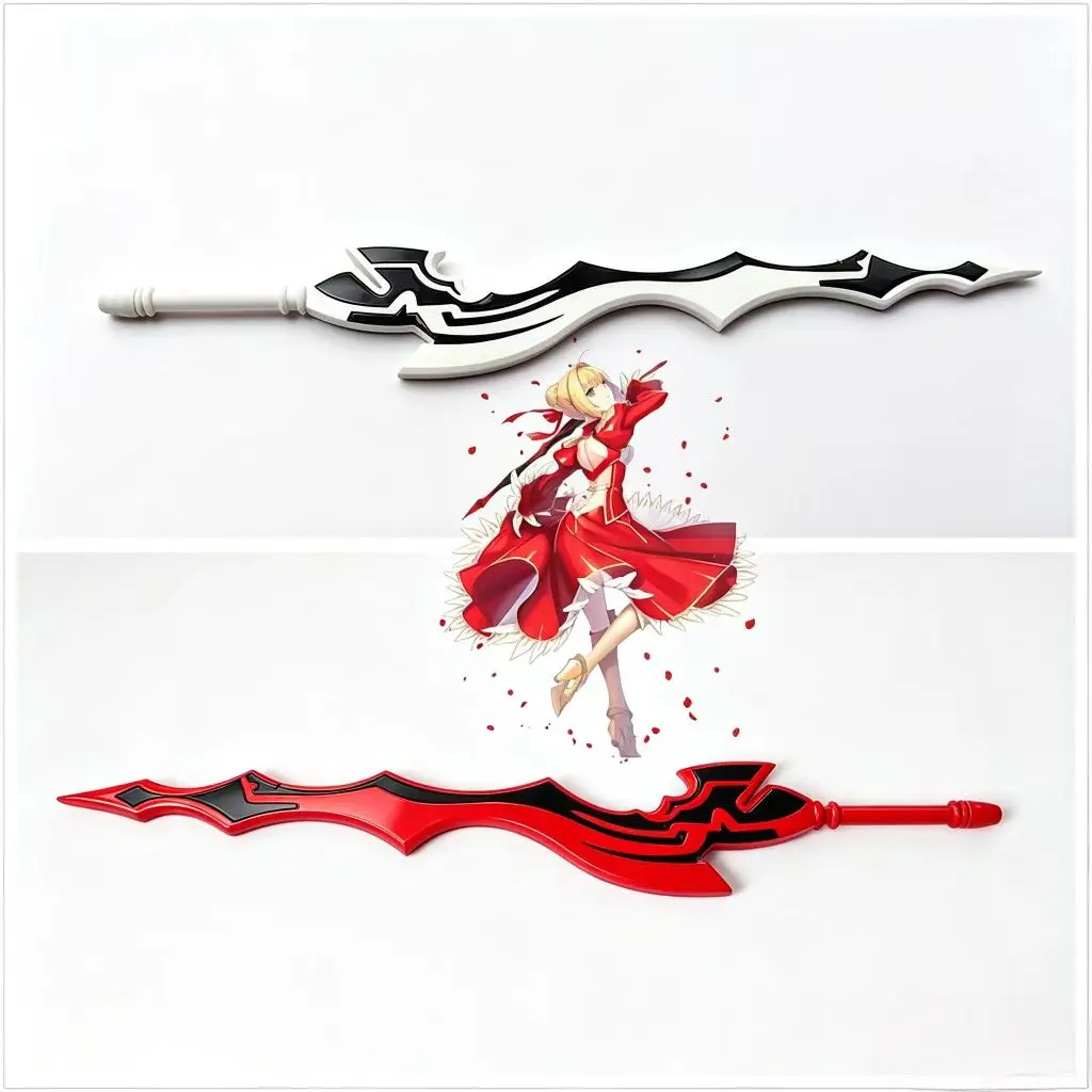 Saber Cosplay Accessories Shows Costume Party Props Ate/EXTRA Last Encore Nero Red Sword Model Anime Gift
