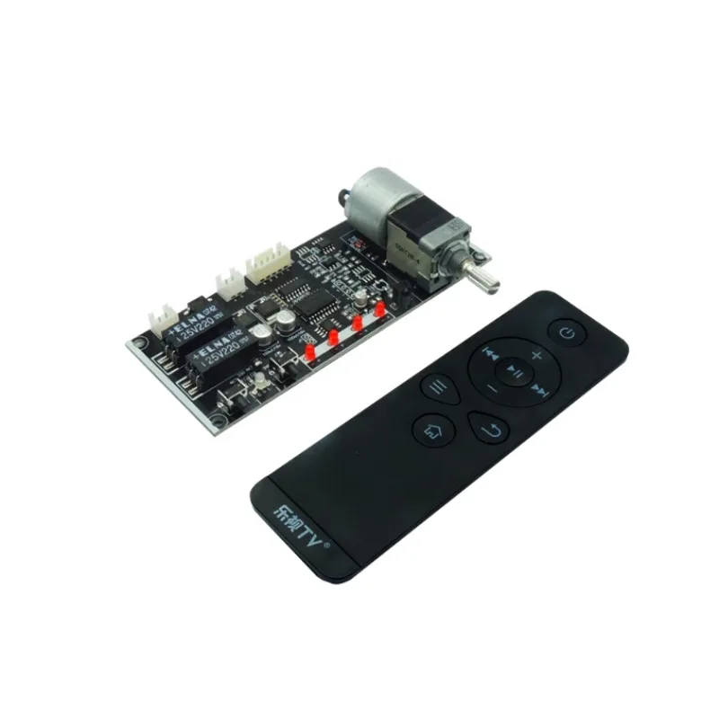 Nvarcher Volume Potentiometer Remote Control Board 4-way Audio Input Signal Selector Switching