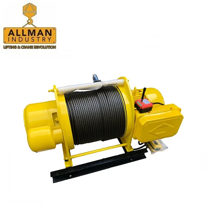 ALLMAN Custom electric winch crane multifunctional building hoisting winch lifting pulling positioning hook winch