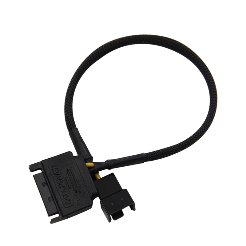 Laptop SATA 15 Pin to 3 Pin 4 Pin Cooling Fan Cable Mainboard CPU Fan Adapter Connectors