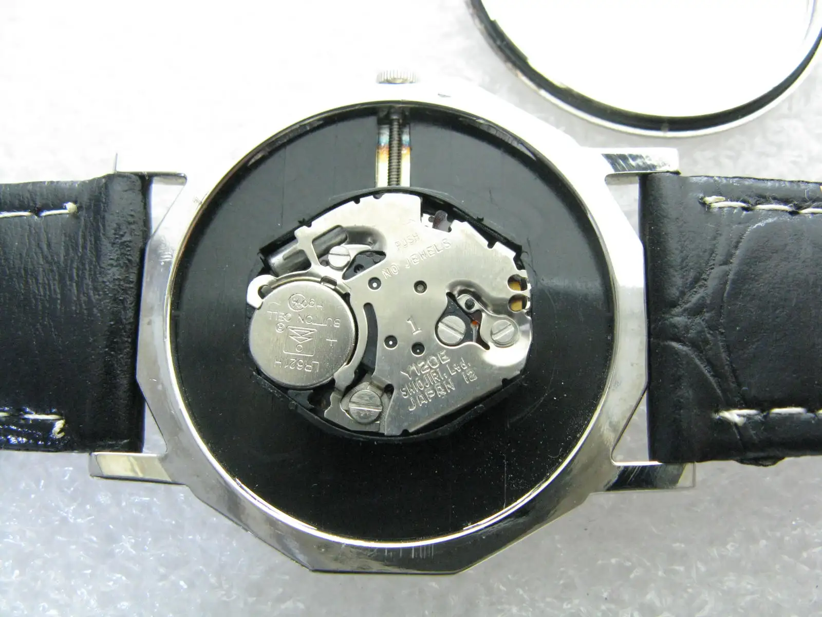 Helene de Michel Japanese 925 sterling silver dodecagonal quartz
