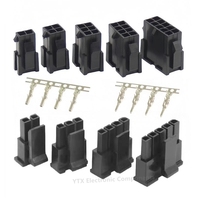 10sets MX3.0 3.0mm Pitch Micro-Fit 3.0 Connector Housing 2*1P/2/3/4/5/6/8/10/12 Pin Male Female shell+Terminal 43030 43025