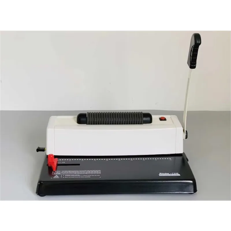 SG-C348 Manual Coil Binding Machine Economical Plastic Bind Manufacturing Plants Price