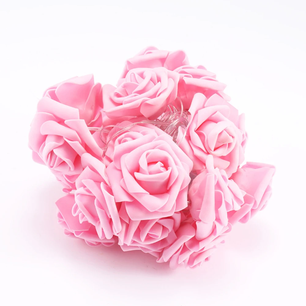 Night Lights Exquisite Rose-shaped String Design LED Warm Glow Desktop Decor Lamp Perfect for Home Party Ambiance Soft Lighting