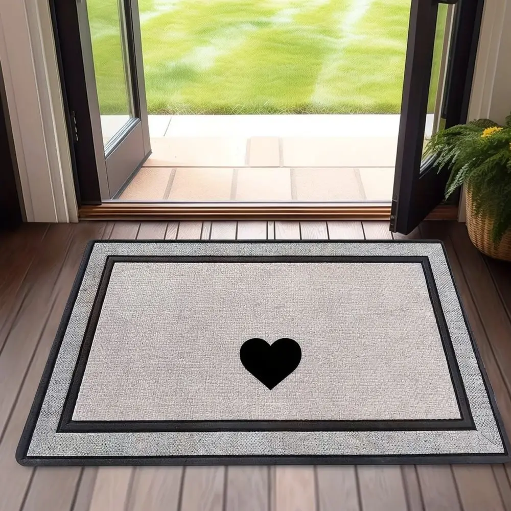Crystal Velvet Floor Mat American Style Anti Slip Entrance Rug Dirt Trapping Carpet For Kitchen Hallway Home Decoration