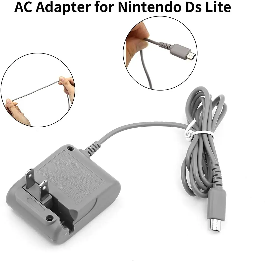 AC 100-240V Charger Travel Wall EU US Plug Charger Adapter Power Supply for Nintendo DSL DS Lite NDSL AC Adaptor Accessoires