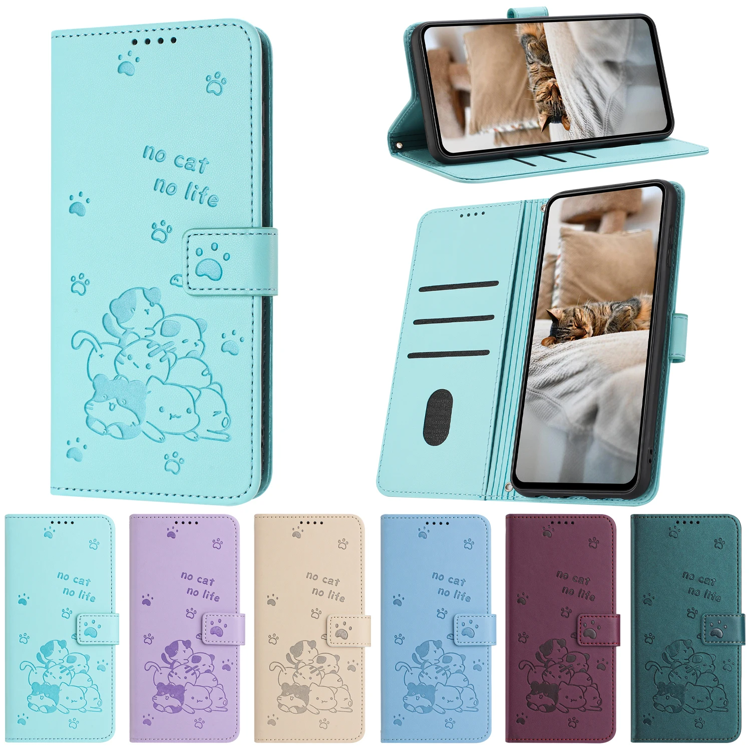 Cat Pattern Wallet …