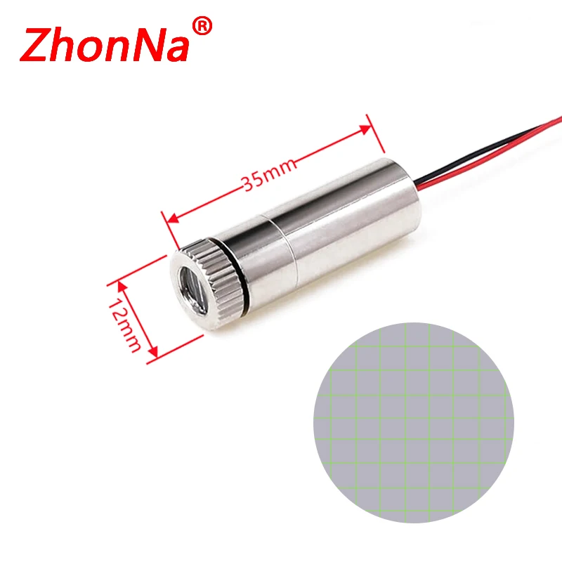 520nm 5mW Grünes Gitter-Lasermodul mit Einstellbarem Fokus für Industrielle Holzbearbeitungsmaschinen, Positionierung, Ausrichtung, Ersatzteile – Detail 9
