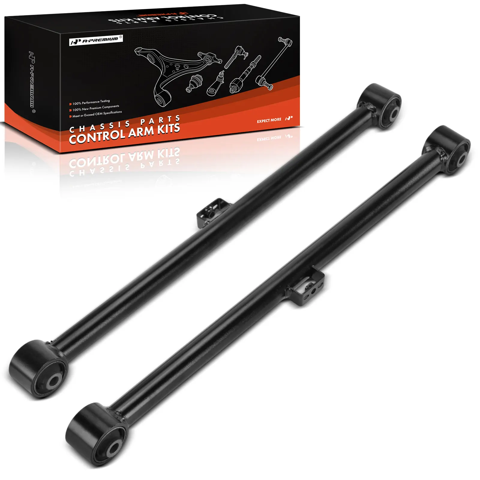 A-Premium 2x Rear Lower Lateral Arm for Toyota 4Runner 2003-2024 FJ Cruiser 2007-2014 Lexus GX460 2010-2023 GX470 2003-2009