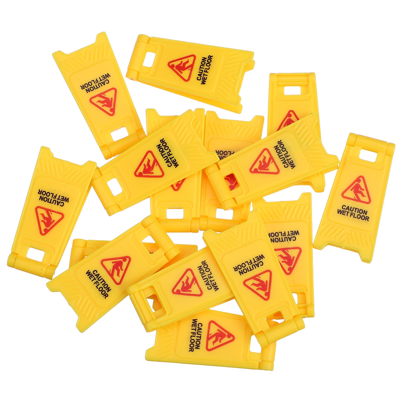 

15 Pcs Simulated Roadblock Toys Micro Traffic Signs Kids Markers Props Driving Simulator Plastic Mini Toddler