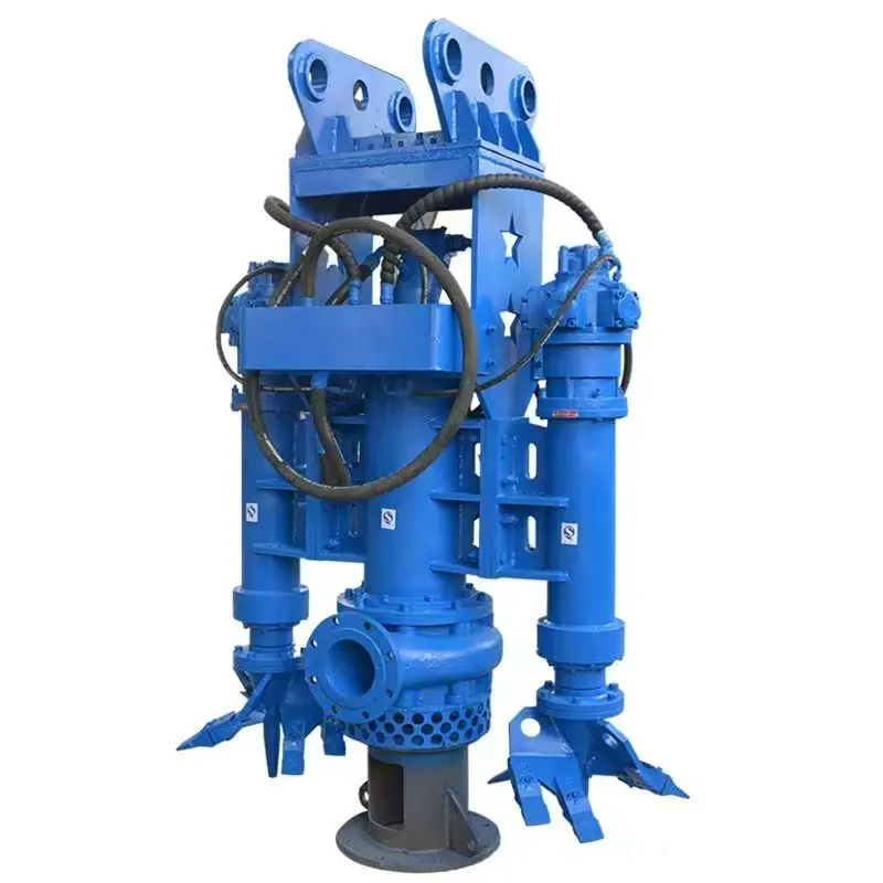 

High-Pressure Hydraulic Excavator Sand Submersible Slurry Pump with Double Agitators Customizable OEM Marine Dredging Mud Pump