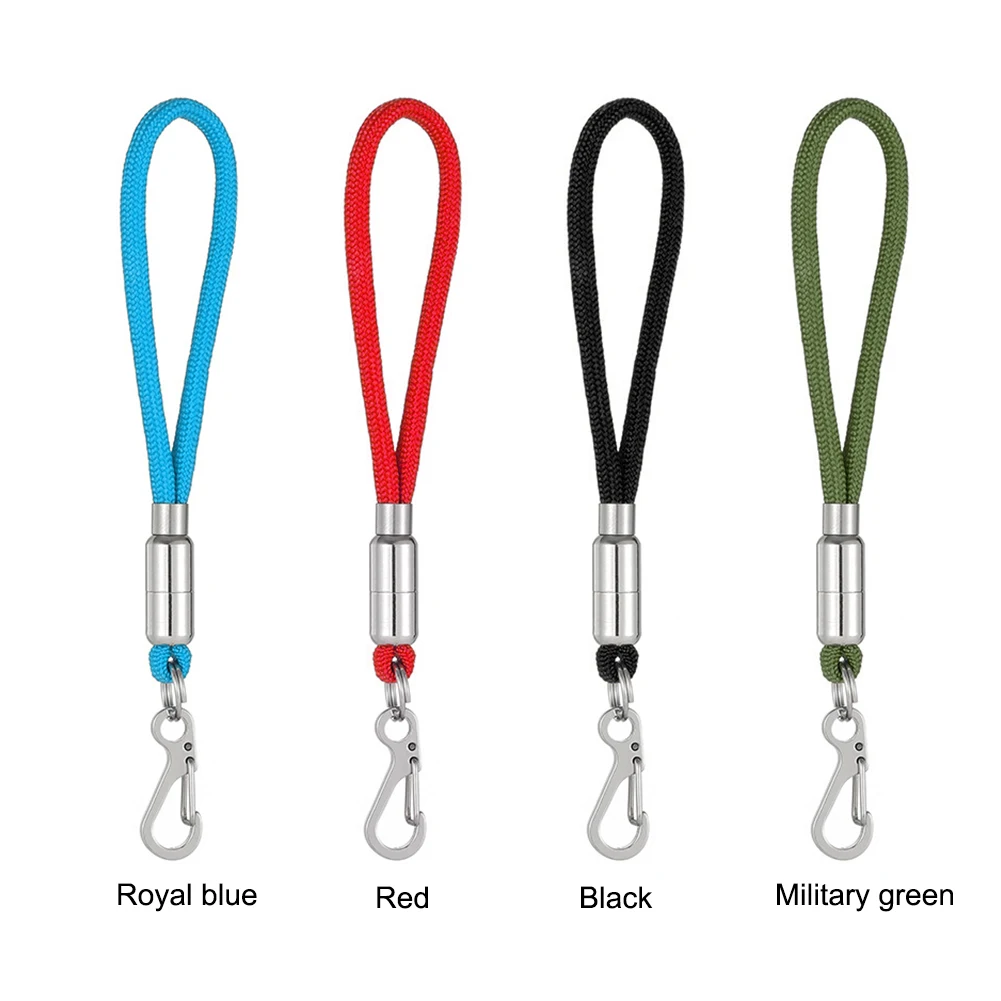 Outdoor Survival EDC Paracord Carabiner Snap Mini Spring Clip Camping Hiking Hook Backpack Buckle Key Chain