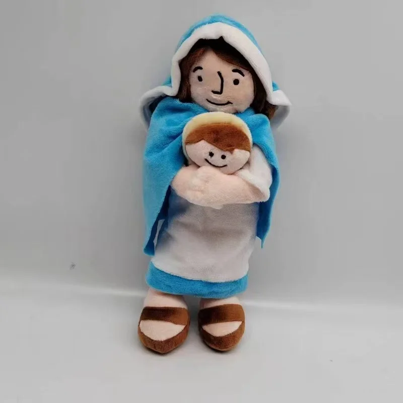 32cm Simulation Neues Arabisches Plüschtier, Cartoon-Anime Niedliche Puppe, Jesus Betend zu Gott Heimdekoration – Detail 5