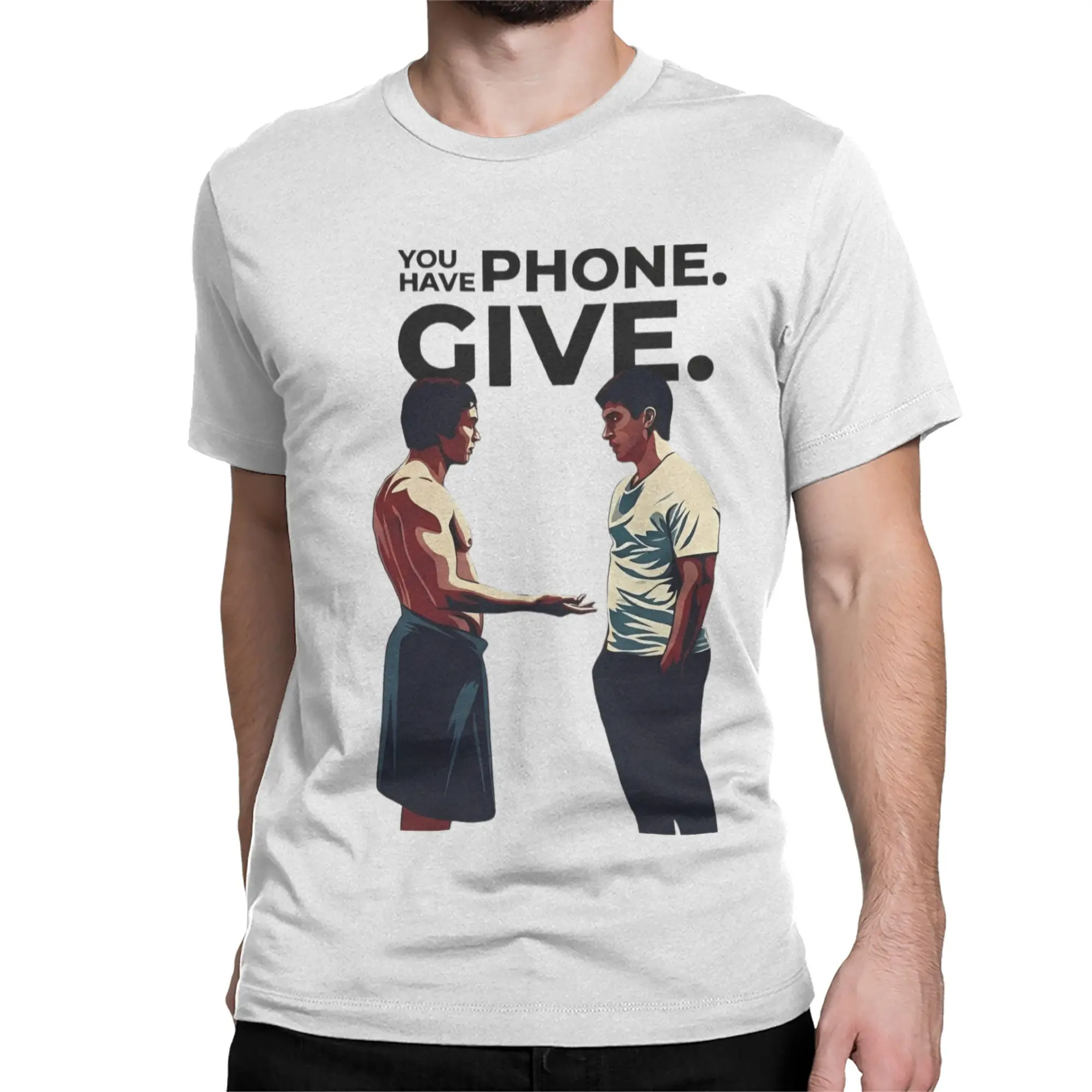 You Have Phone. Give. Meme T Shirts for Men Women 100% Cotton T-Shirts Heated Rivalry Tee Shirt Short Sleeve Clothes Plus Size