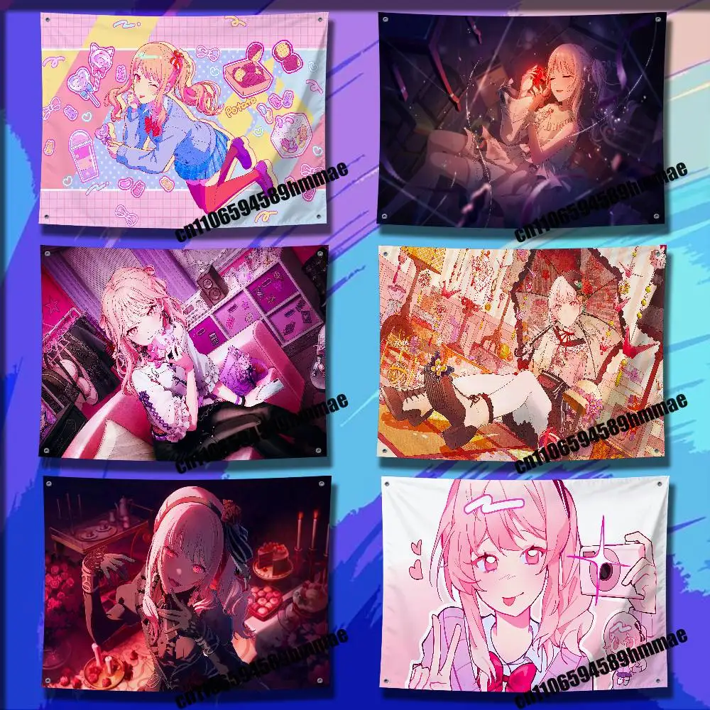 

For M-Mizuki A-Akiyama Flag 50*70cm 60*90cm 80*120cm 100*150cm 150*200cm Camp Wall Banner Tapestry Cover