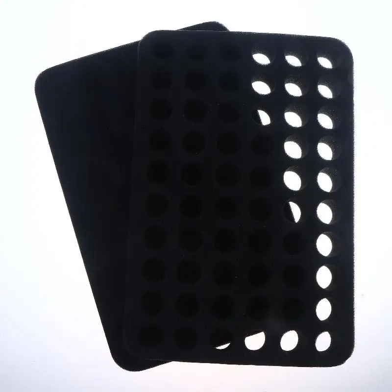 (HG) 60 Slot Foam Pad Abnehmbarer Bodenteiler für 60 Flaschen 15 ml/10 ml Flaschen Nagellack oder ätherisches Öl