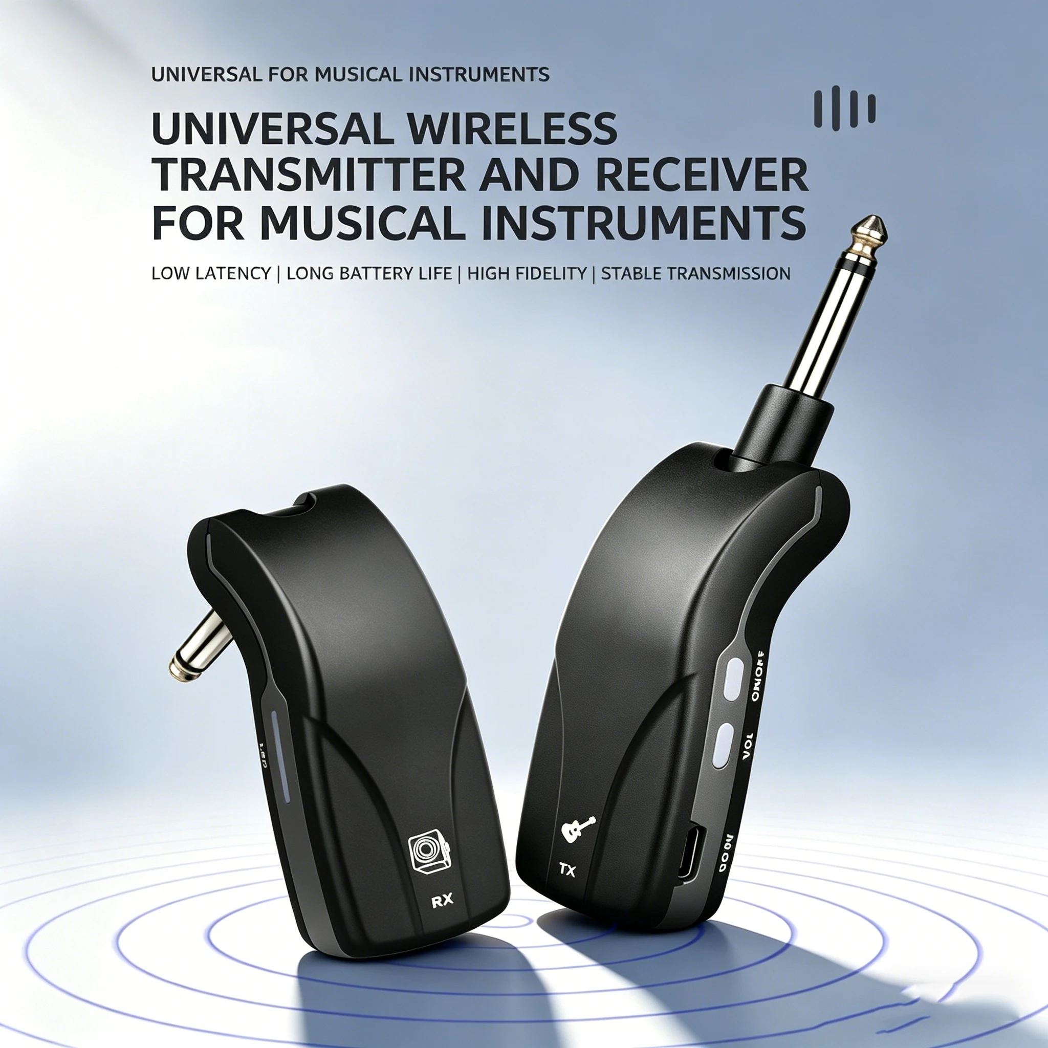 Wireless Receiver And Transmitter for Electric Guitar Piano 