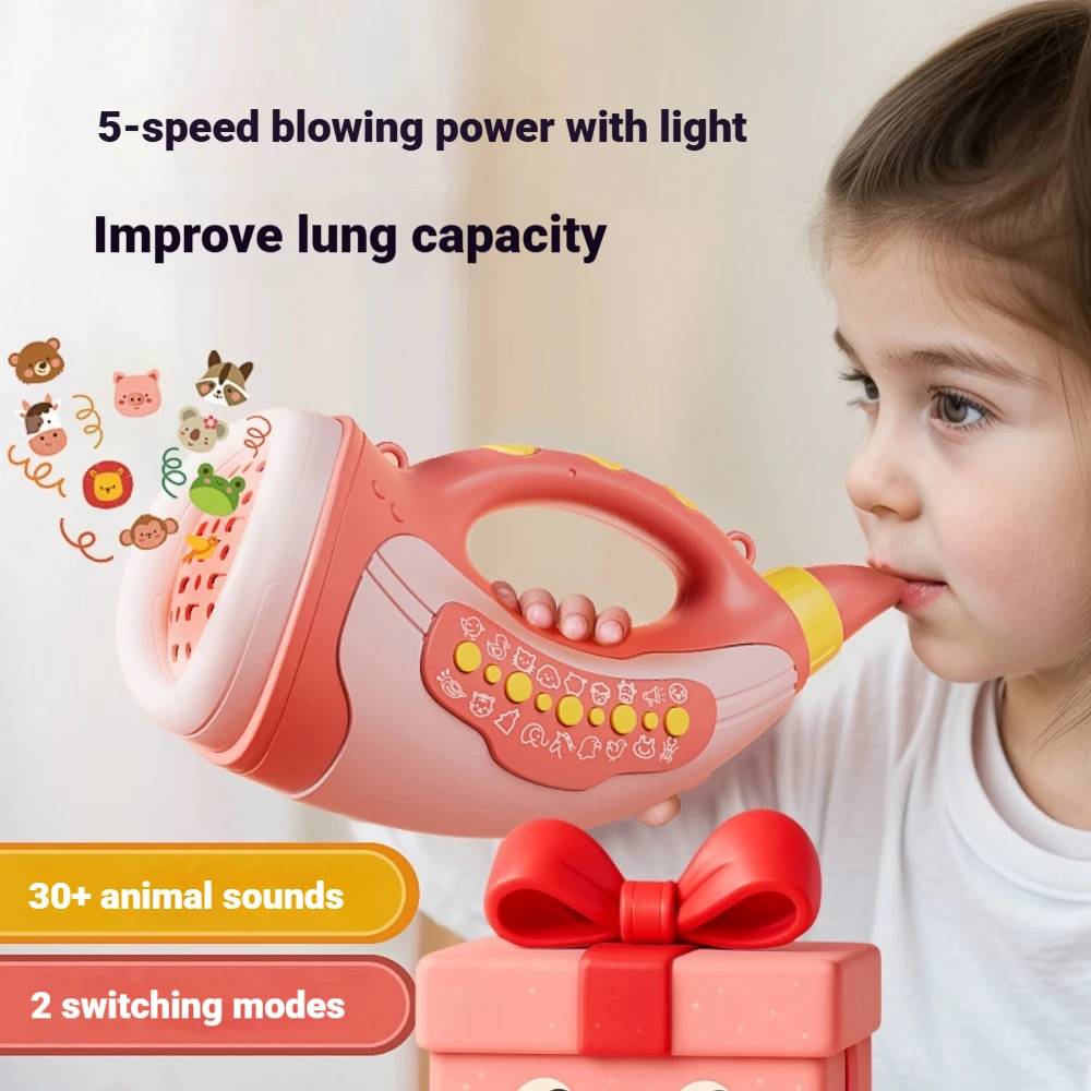 

Playing Horn, Animal Assembly Number, Simulated Sound Effects, Whistle, Blowing Horn, Exercise Big Lung Capacity, Mimic Toys