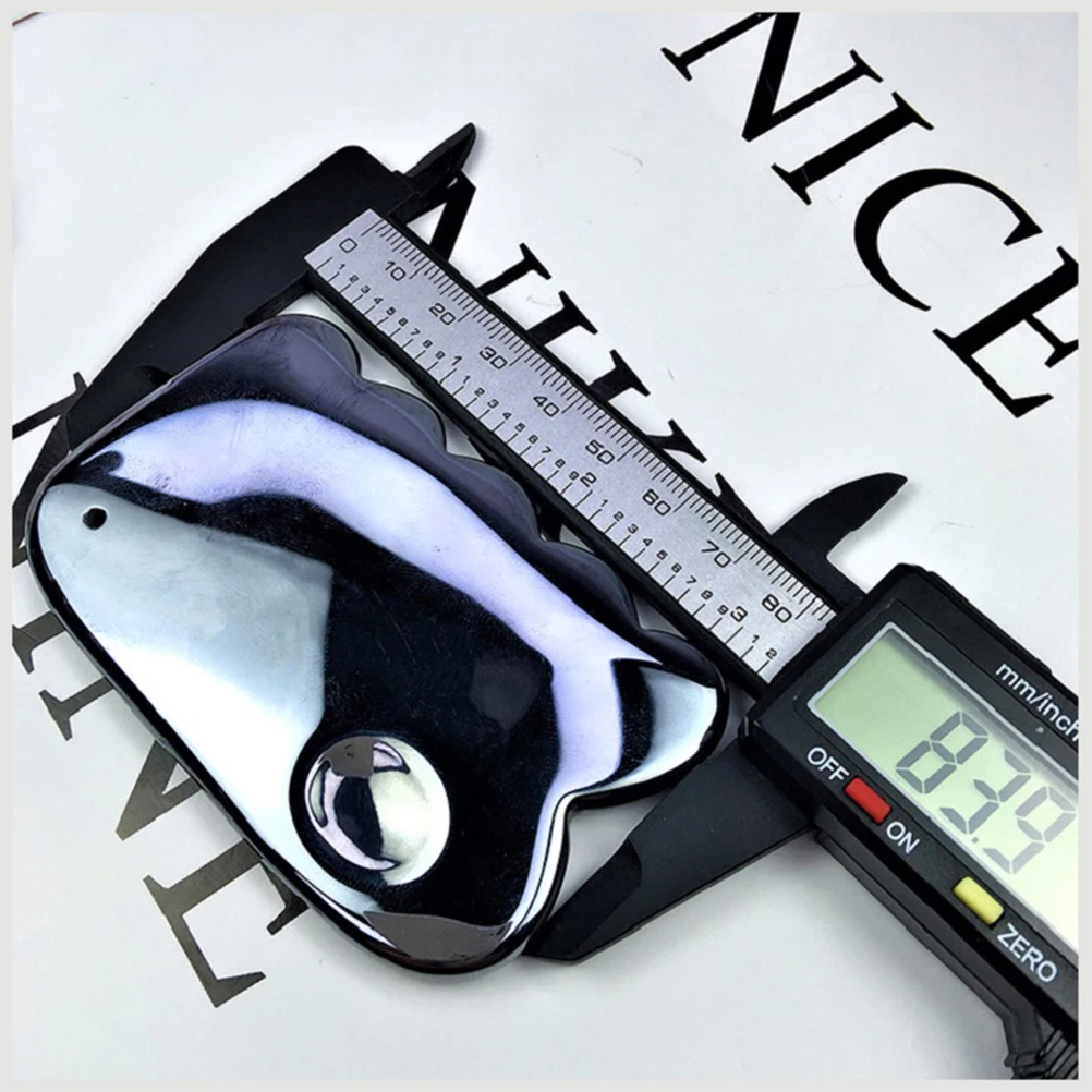 

Face Scraping Plate Massage Tool Smooth Edge Terahertz Material Long Lasting Multi Functional Pain Relieving Beauty Spa Care