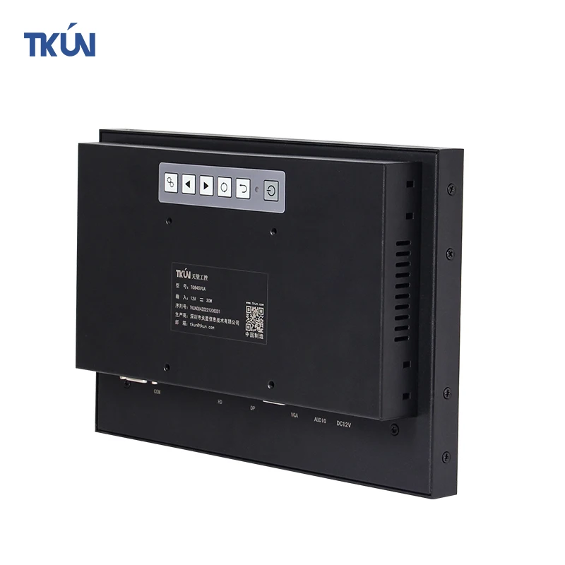 جدار جبل جزءا لا يتجزأ من 1024*768 HD DP شاشة تعمل باللمس الصناعية 8.4 بوصة شاشات LCD شاشة عرض صناعية واجهة USB #4