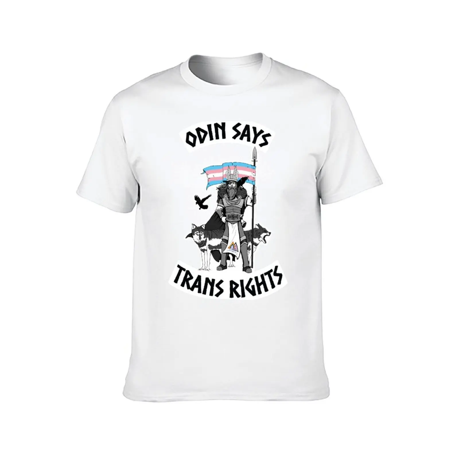 أودين يقول عبر الحقوق تي شيرت أساسي تي شيرت تي شيرت قطن 100% رجل تي شيرت فاخر
