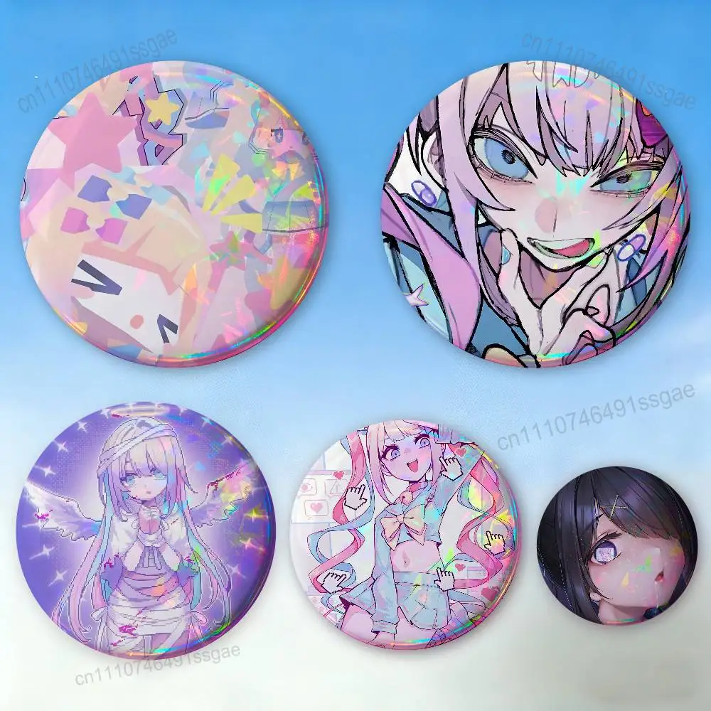 

Kangel N-Needy Streamer Overload Badges Personalized Handmade Round Brooches Pins Accessory 25mm 75mm 44mm 58mm 32mm