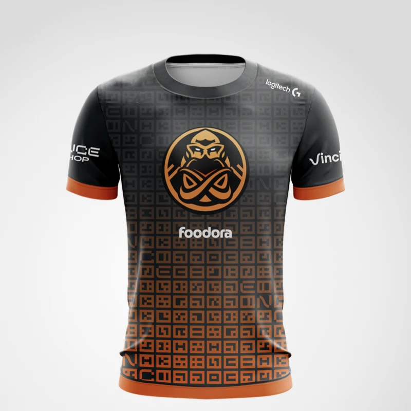 ENCE 2025 Men's T-shirt official esports team uniform CS2 Counter Strike gla1ve, same style