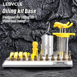 LeBycle EZMTB 2023 PRO Shop Edition Aluminum Pedestal Base Stand Bicycle Hydraulic Disc Brake Oil Bleed Kit Tools