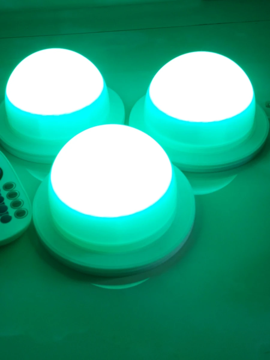 

5PCS DHL Free Shipping Super Bright Remote Control RGB Led Light Source For Furniture Cube Ball Bar VC-L120