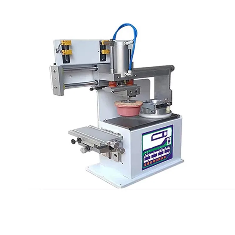 

Пневматический тампонный принтер 220/110В с герметичной масляной емкостью, настольный тампонный принтер для печати логотипов на стельках и различных материалах