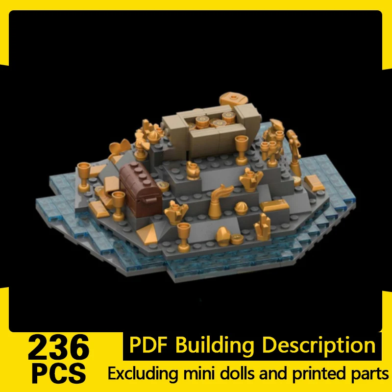 

Popular Movie Model MOC Building Bricks Classic Secret Island Modular Technology Gifts Holiday Assemble Children Toys Suit