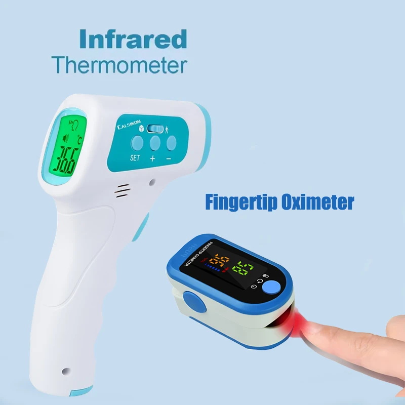 

Многофункциональный термометр с подсветкой, термометр для лба, цифровой дисплей, инфракрасная сигнализация, термометр/оксиметр для человеческого тела