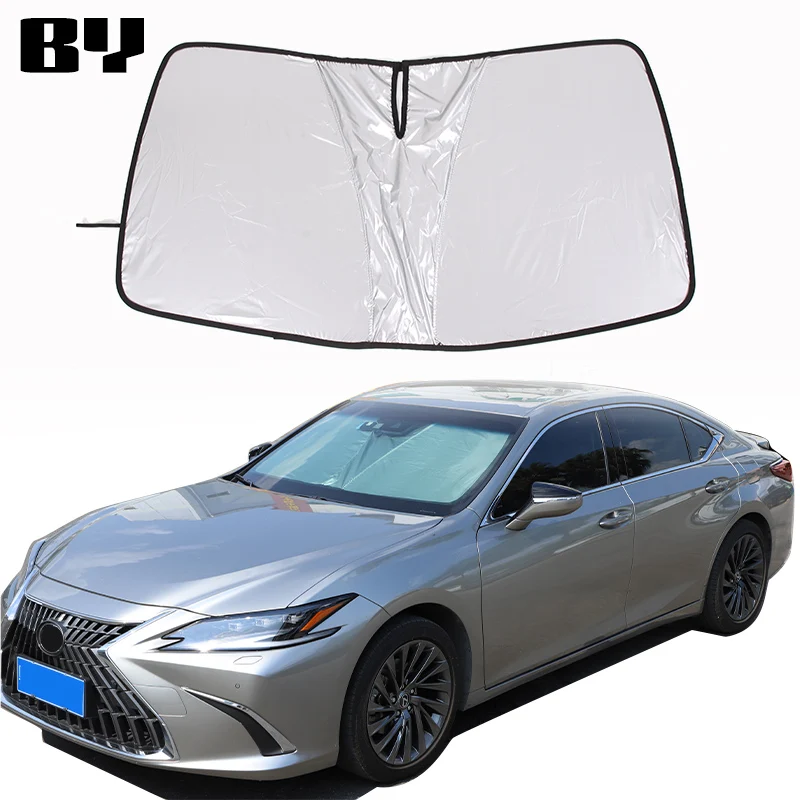 

Car Windshield Sunshade Reflective Sunshade Car Interior Protective Sunshade Fits For Lexus ES 2018-2022 Accessories