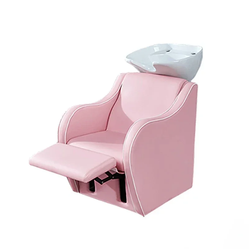 سرير شامبو تجميل مصفف شعر فاخر لغسل الشعر ورأس سبا احترافي أثاث صالون Lit De Lavage De Cheveux