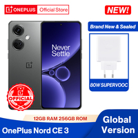 New OnePlus Nord CE 3 Global Version 12GB 256GB Snapdragon 782G 50MP Camera 120Hz Fluid AMOLED 80W SUPERVOOC 5000mAh Battery