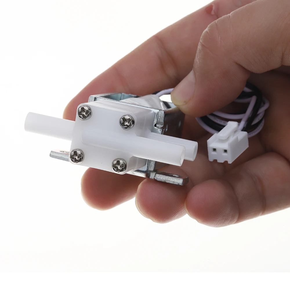 

Micro Two-position Three-way Solenoid Valve Normally Open/Closed DC12V Electric Control Water Valve for Tea Boiling Machine