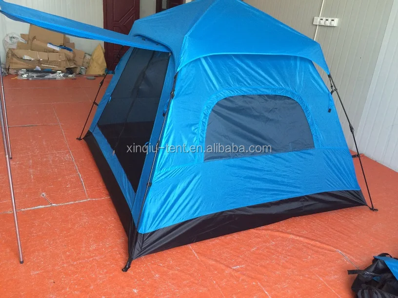 Wind Valley New Design 3-4 Man Automatic Pole Foldable Easy Set Up Outdoor Camping Tent