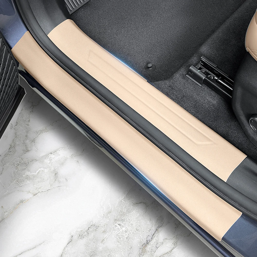 

Original Car Color Threshold Strip Protective Sticker For Geely Monjaro KX11 Manjaro Trunk Leather Protection Sticker