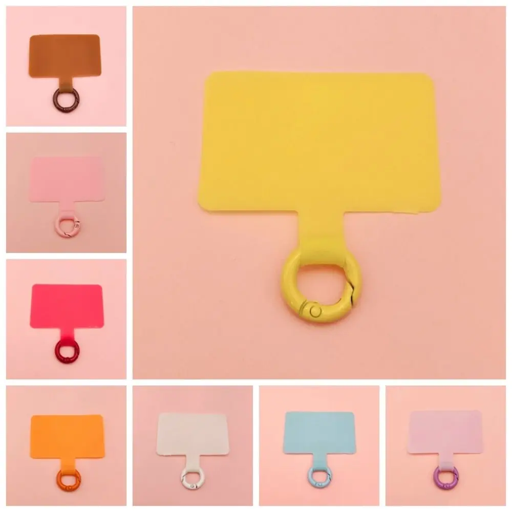 Anti-lost Phone Lanyard Gasket Attachment Metal Backle Mobile Tether Pad Detachable Replacement Mobile Phone Patch Hanging Cord