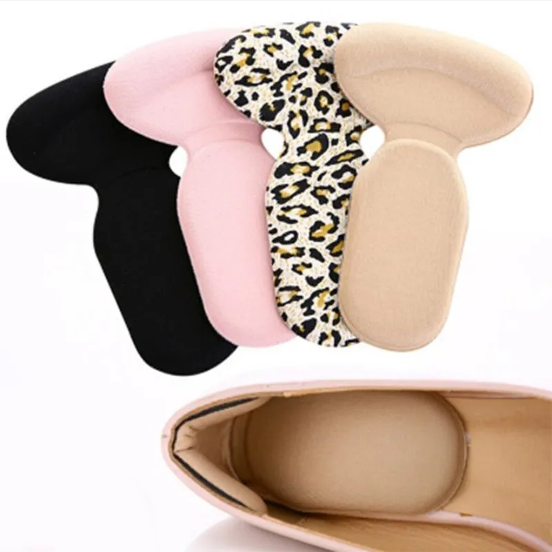 1Pair T-Shape High Heel Grips Liner Arch Support Orthotic Shoes Insert Insoles Foot Heel Protector Cushion Pads for Women