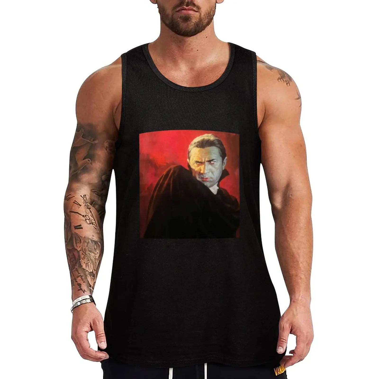

Count Dracula Tank Top Man summer clothes fashion 2025 man quick-drying t-shirt