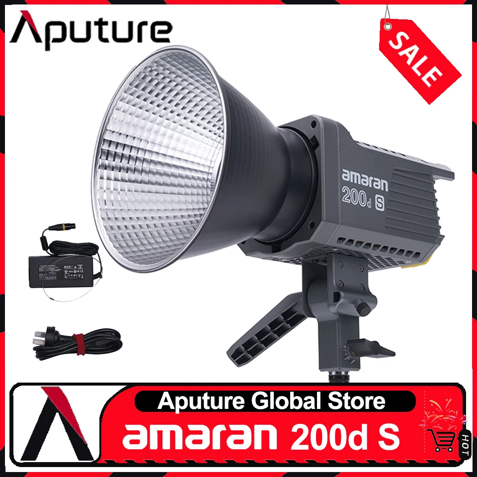 Amaran 200d S Daylight 5600K 200w Fotobeleuchtung CRI 95+ TCLI 96+ Sidus Link-Steuerung für Film-Videoaufnahmen von Aputure