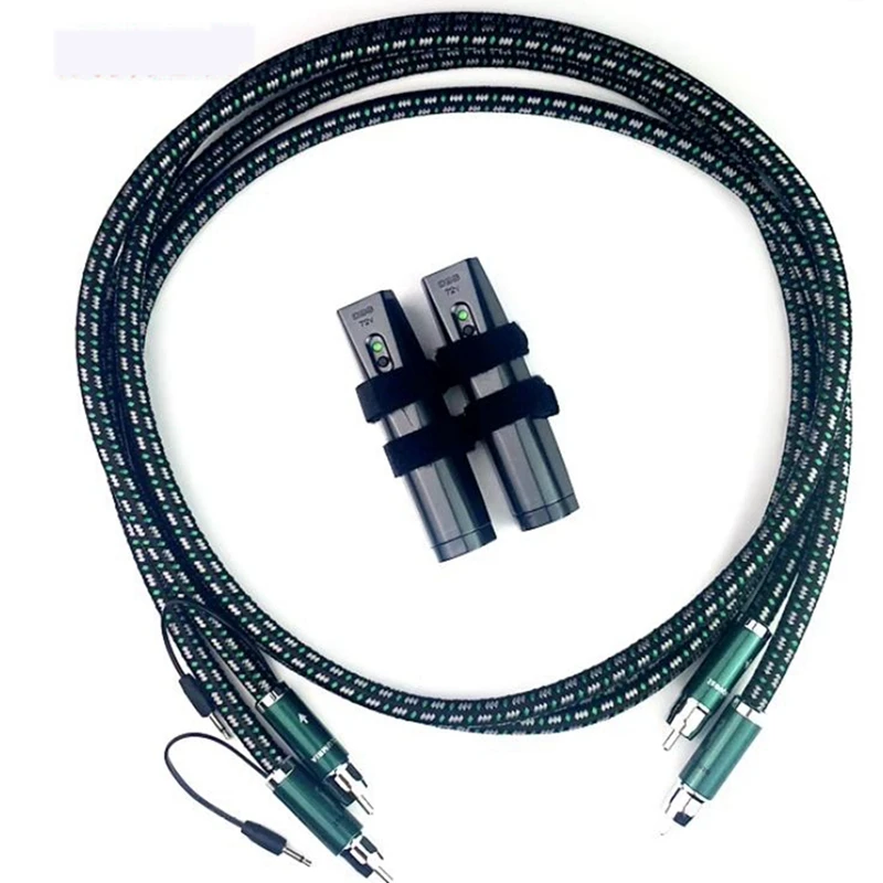 

Hi-End Audiophile Columbia RCA To RCA Hifi Audio Interconnect Cables With DBS Without The Battery