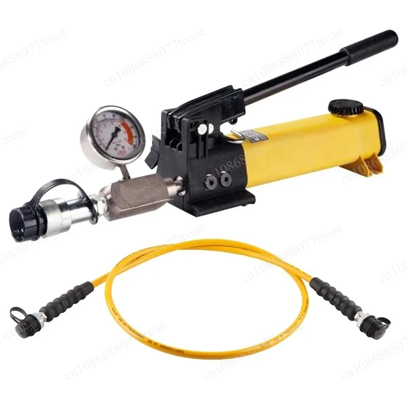 P-142 Complete Set, ENERPAC Same Design Two Speed Hydraulic Hand Pump Manual Pump Set With Hoses