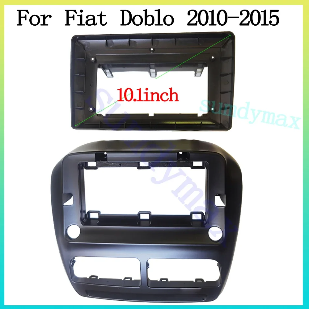 10.1 inch 2 Din Car radio Installation Fascias Panel For FIAT Doblo 2 II 263 Opel Combo Tour Dash Fit Dash Trim Kit Frame