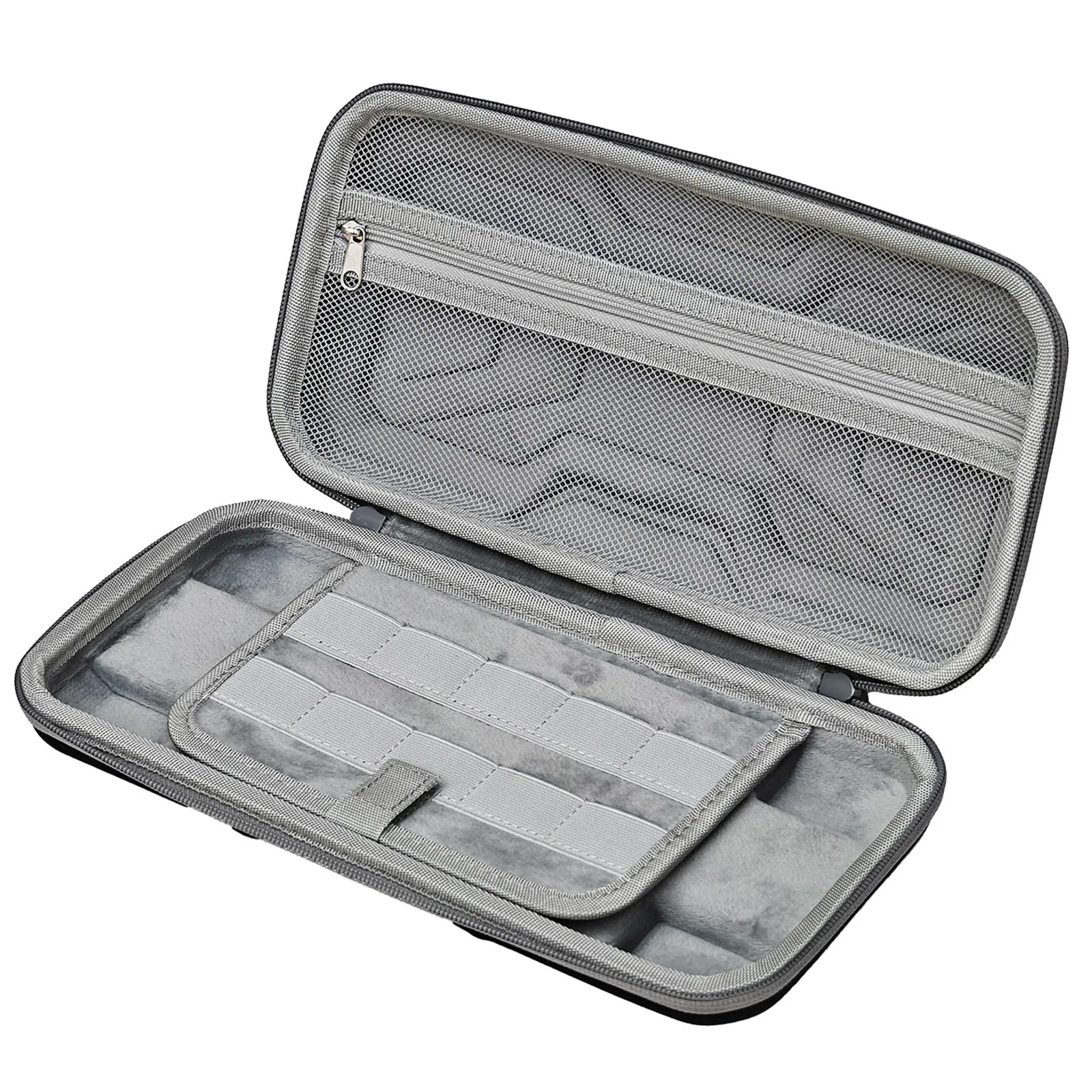 حقيبة تخزين ألعاب متدرجة عصرية - حقيبة متينة مقاومة للصدمات مع حزام قابل للتعديل، 10 حاملي بطاقات وتصميم مقاوم للماء