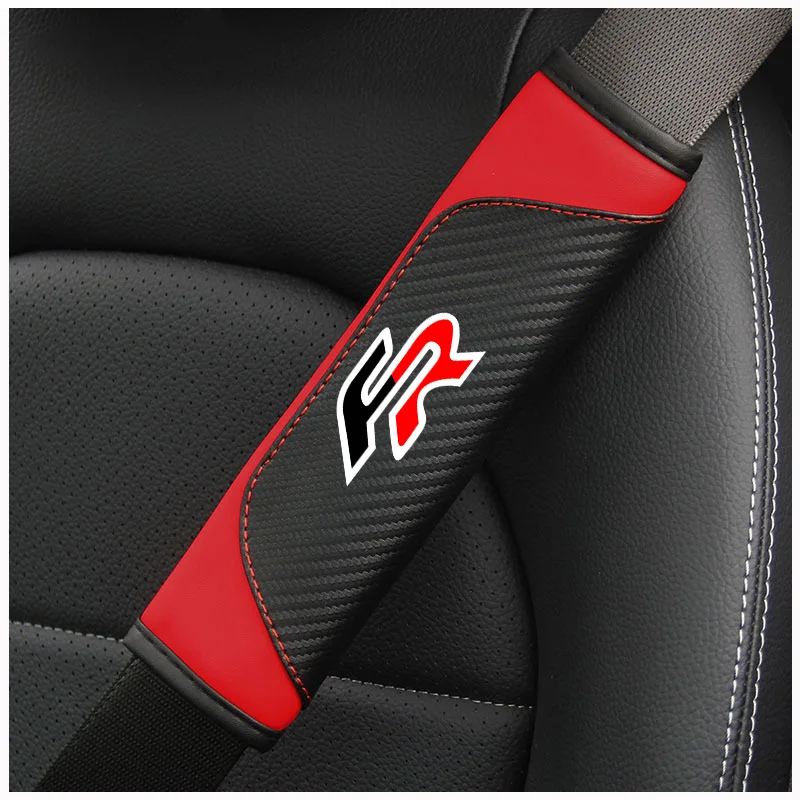 Car Seat Belt Cover Shoulder Protection Pad For Seat FR Ateca IBIZA Leon Alhambra Arosa Cordobe Tarraco Toledo Auto Accessories