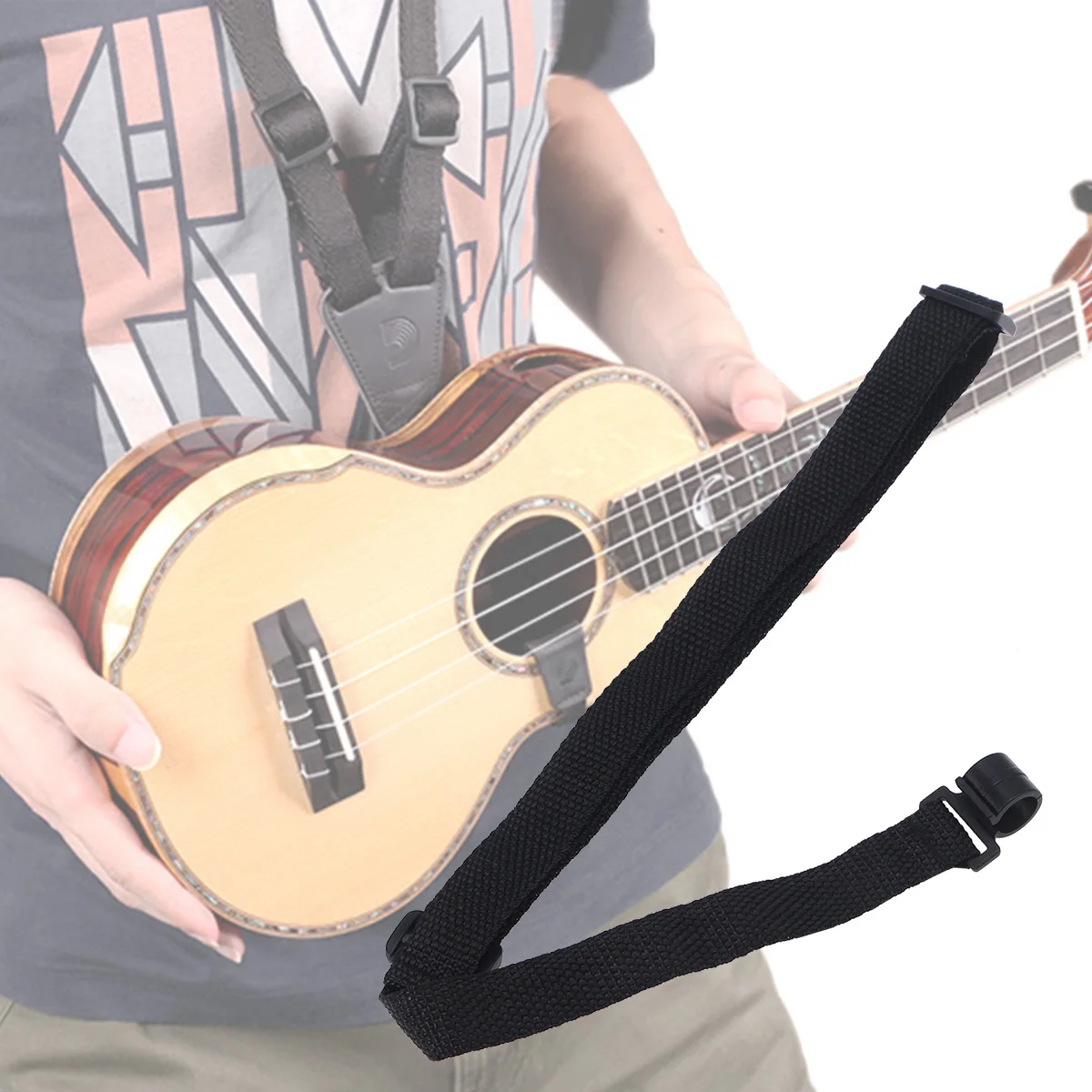 

Ukulele Strap Professional Shoulder to Weave Musical Instrument Accessories Belt